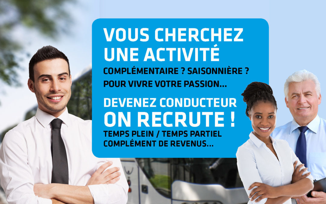 Devenez conducteur d’autocar, nous recrutons !